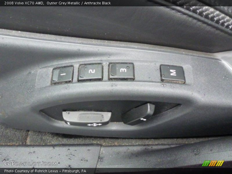 Oyster Grey Metallic / Anthracite Black 2008 Volvo XC70 AWD