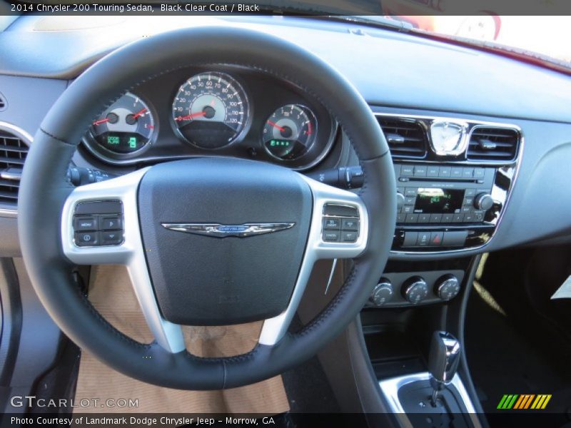 Black Clear Coat / Black 2014 Chrysler 200 Touring Sedan