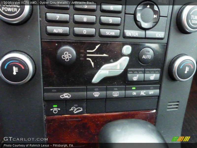 Oyster Grey Metallic / Anthracite Black 2008 Volvo XC70 AWD
