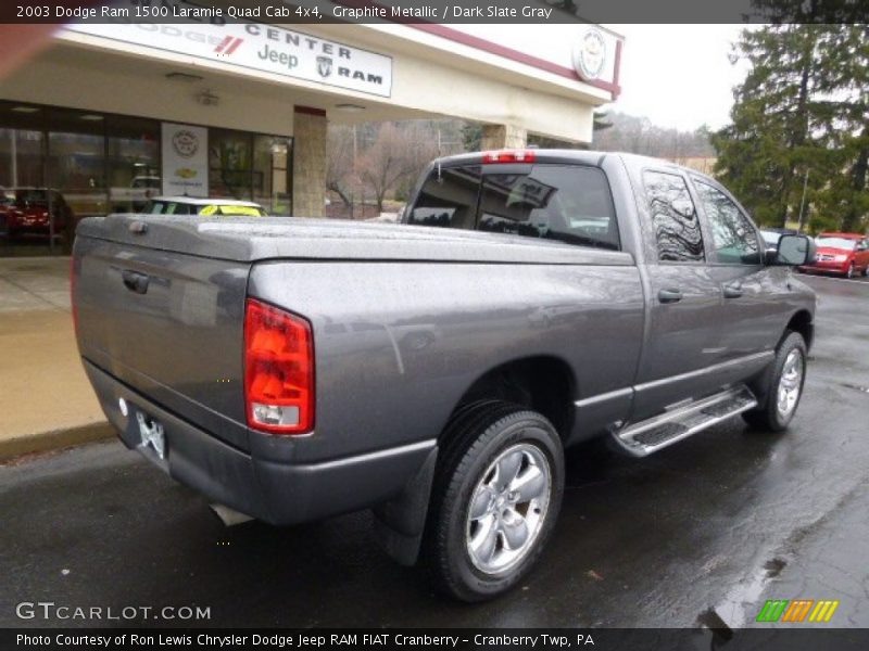 Graphite Metallic / Dark Slate Gray 2003 Dodge Ram 1500 Laramie Quad Cab 4x4