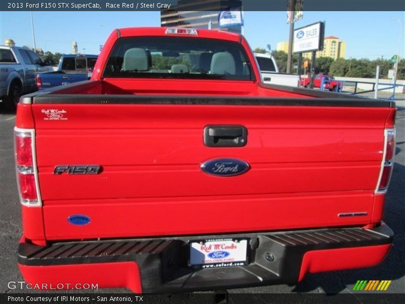 Race Red / Steel Gray 2013 Ford F150 STX SuperCab