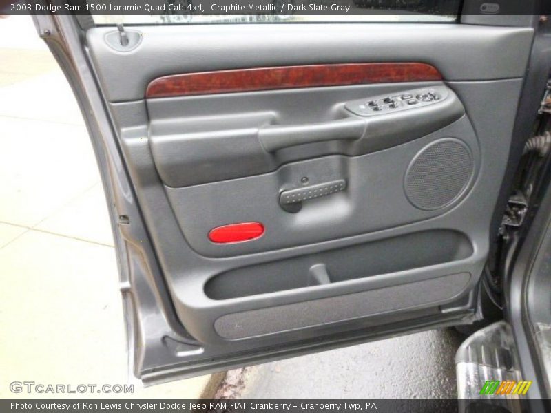 Graphite Metallic / Dark Slate Gray 2003 Dodge Ram 1500 Laramie Quad Cab 4x4