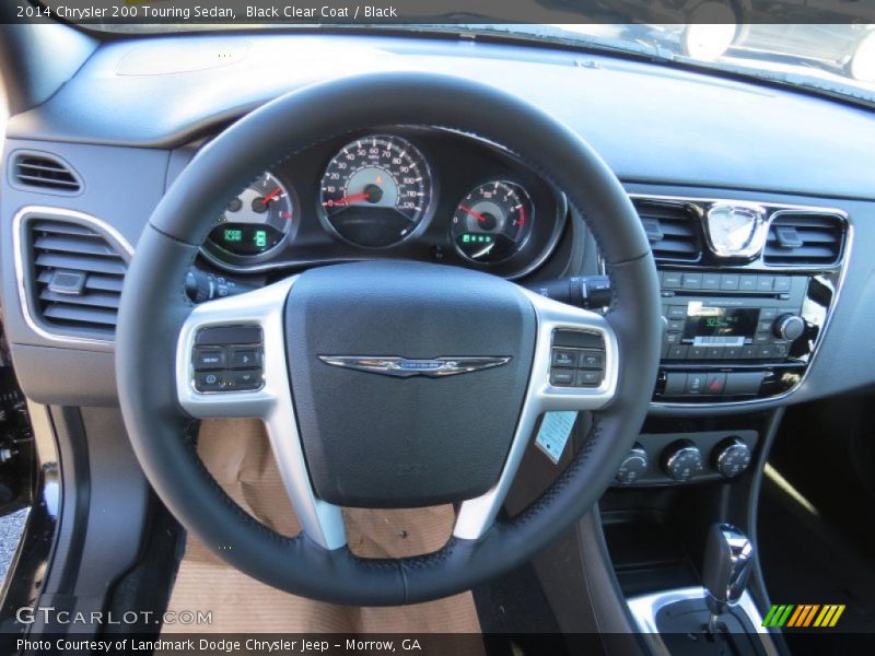 Black Clear Coat / Black 2014 Chrysler 200 Touring Sedan