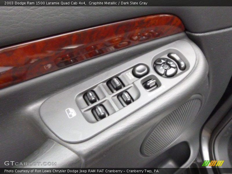 Graphite Metallic / Dark Slate Gray 2003 Dodge Ram 1500 Laramie Quad Cab 4x4