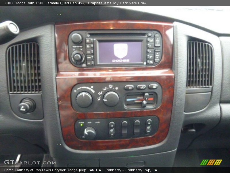 Graphite Metallic / Dark Slate Gray 2003 Dodge Ram 1500 Laramie Quad Cab 4x4