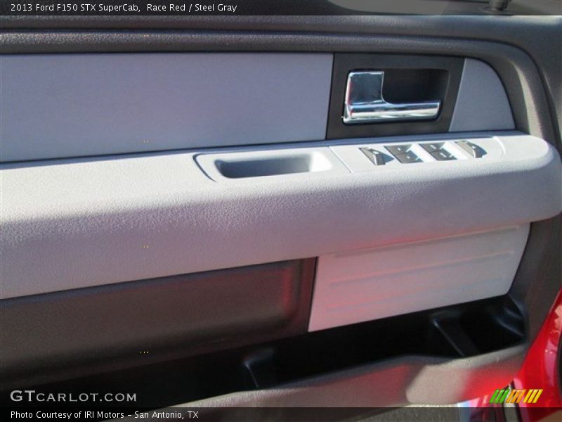 Race Red / Steel Gray 2013 Ford F150 STX SuperCab