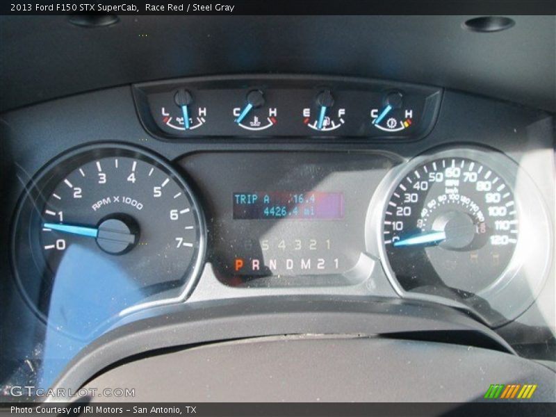 Race Red / Steel Gray 2013 Ford F150 STX SuperCab