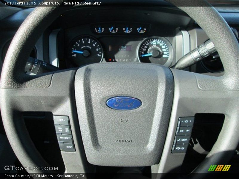 Race Red / Steel Gray 2013 Ford F150 STX SuperCab