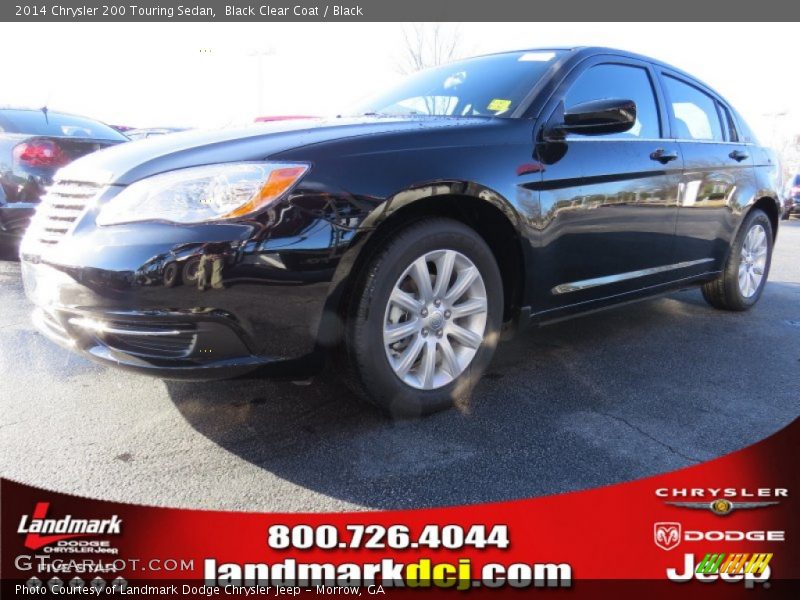 Black Clear Coat / Black 2014 Chrysler 200 Touring Sedan