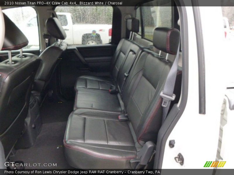 Blizzard White / Charcoal 2010 Nissan Titan PRO-4X Crew Cab 4x4