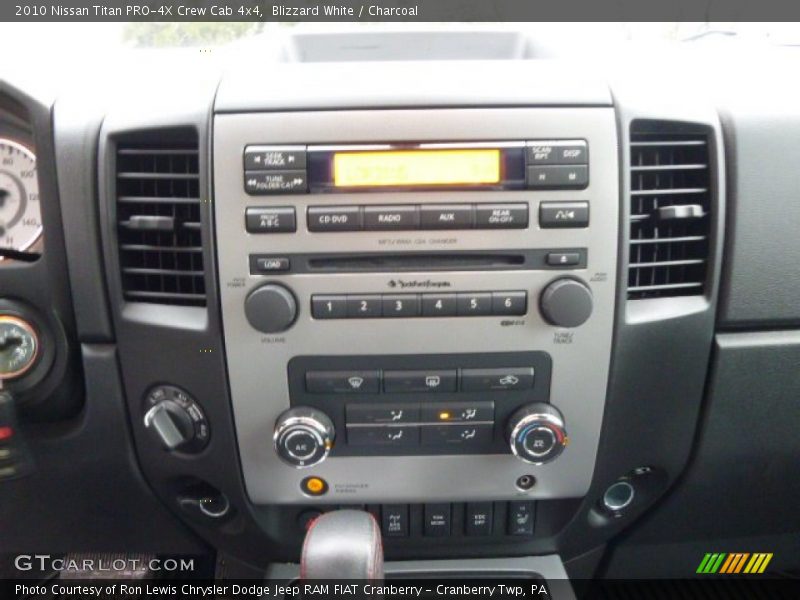 Blizzard White / Charcoal 2010 Nissan Titan PRO-4X Crew Cab 4x4