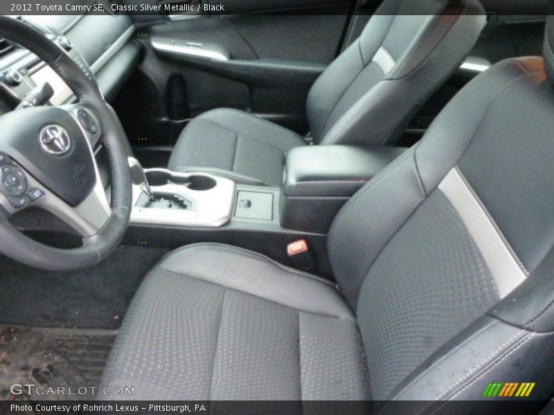 Classic Silver Metallic / Black 2012 Toyota Camry SE