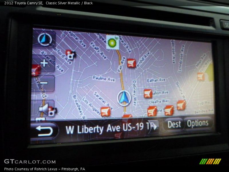 Classic Silver Metallic / Black 2012 Toyota Camry SE