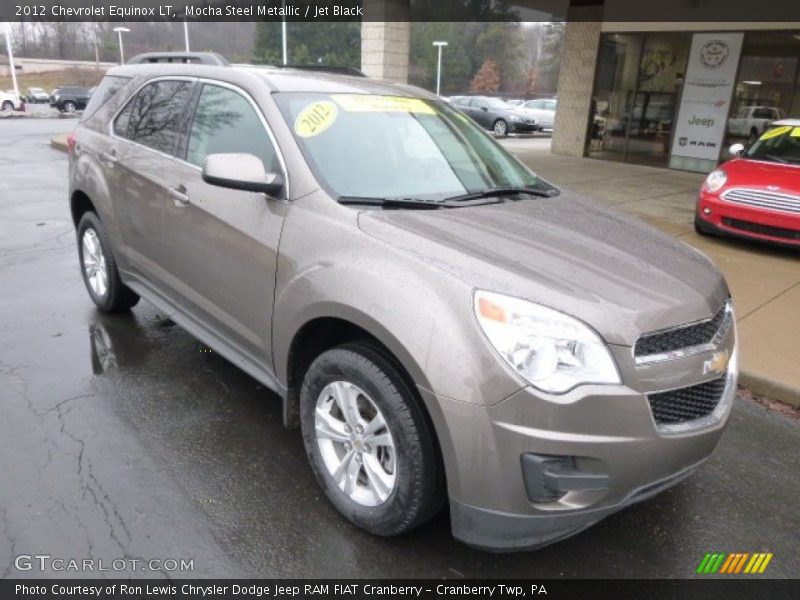 Mocha Steel Metallic / Jet Black 2012 Chevrolet Equinox LT