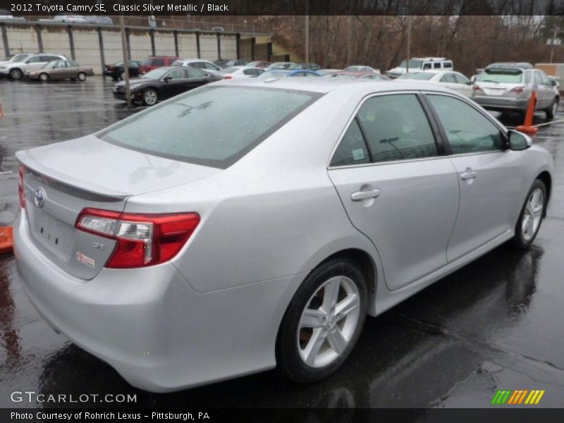 Classic Silver Metallic / Black 2012 Toyota Camry SE