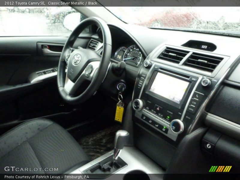Classic Silver Metallic / Black 2012 Toyota Camry SE