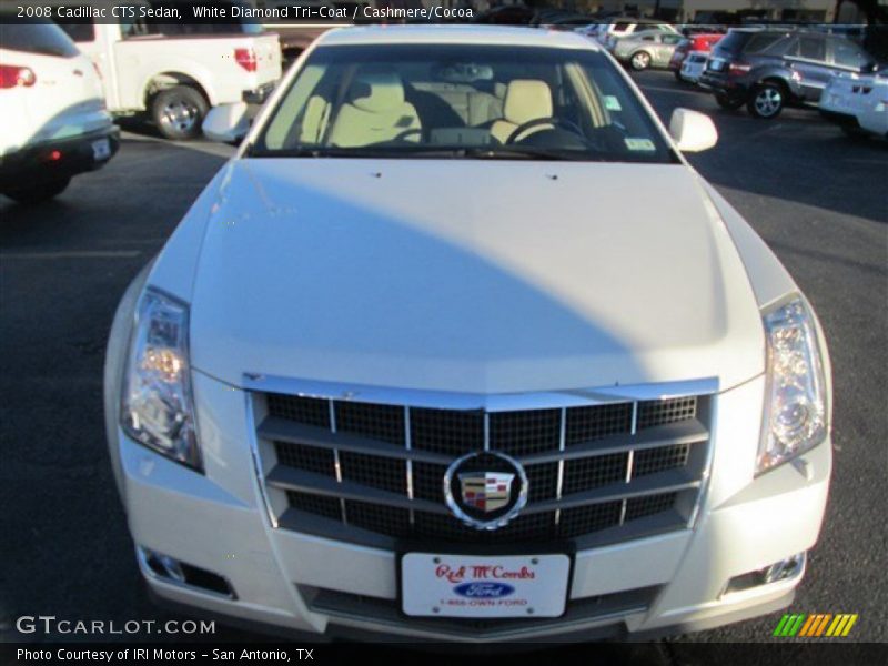 White Diamond Tri-Coat / Cashmere/Cocoa 2008 Cadillac CTS Sedan