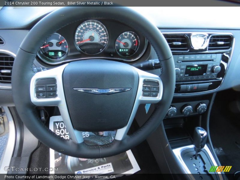 Billet Silver Metallic / Black 2014 Chrysler 200 Touring Sedan