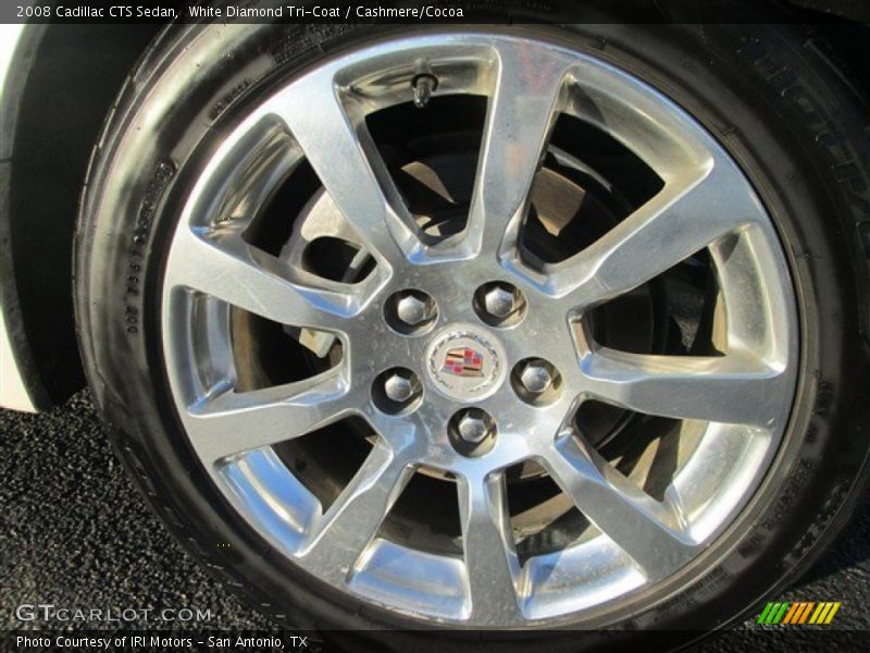 White Diamond Tri-Coat / Cashmere/Cocoa 2008 Cadillac CTS Sedan