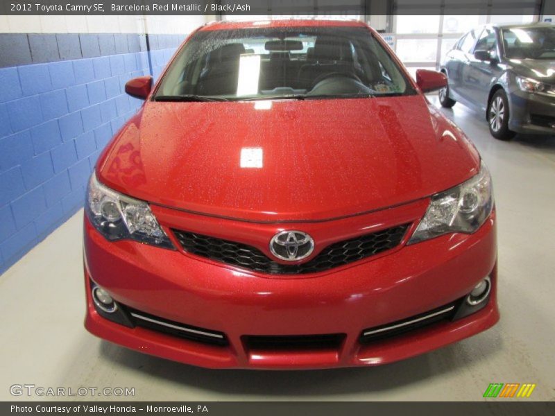 Barcelona Red Metallic / Black/Ash 2012 Toyota Camry SE