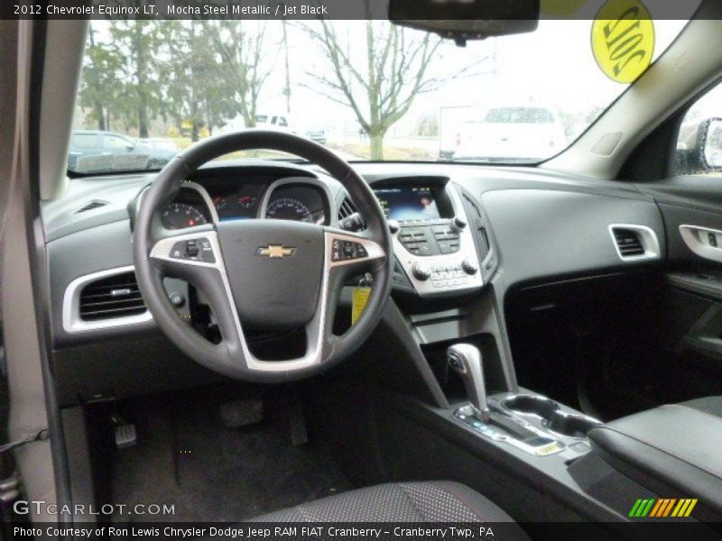 Mocha Steel Metallic / Jet Black 2012 Chevrolet Equinox LT