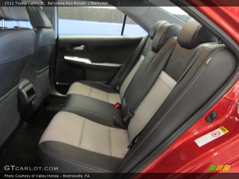 Barcelona Red Metallic / Black/Ash 2012 Toyota Camry SE