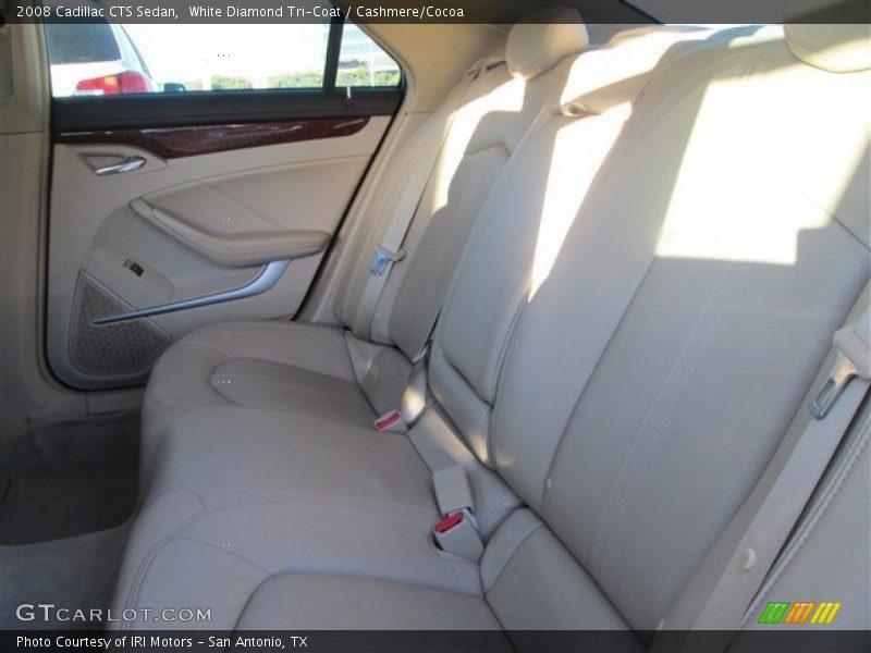 White Diamond Tri-Coat / Cashmere/Cocoa 2008 Cadillac CTS Sedan