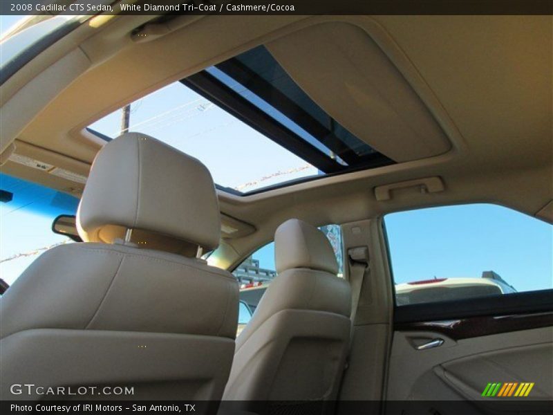 White Diamond Tri-Coat / Cashmere/Cocoa 2008 Cadillac CTS Sedan