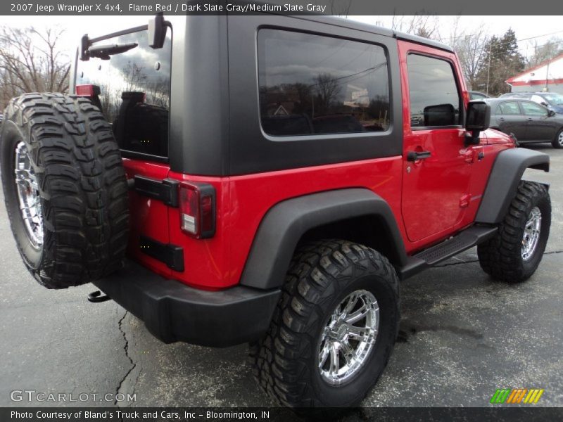 Flame Red / Dark Slate Gray/Medium Slate Gray 2007 Jeep Wrangler X 4x4