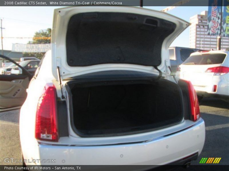 White Diamond Tri-Coat / Cashmere/Cocoa 2008 Cadillac CTS Sedan