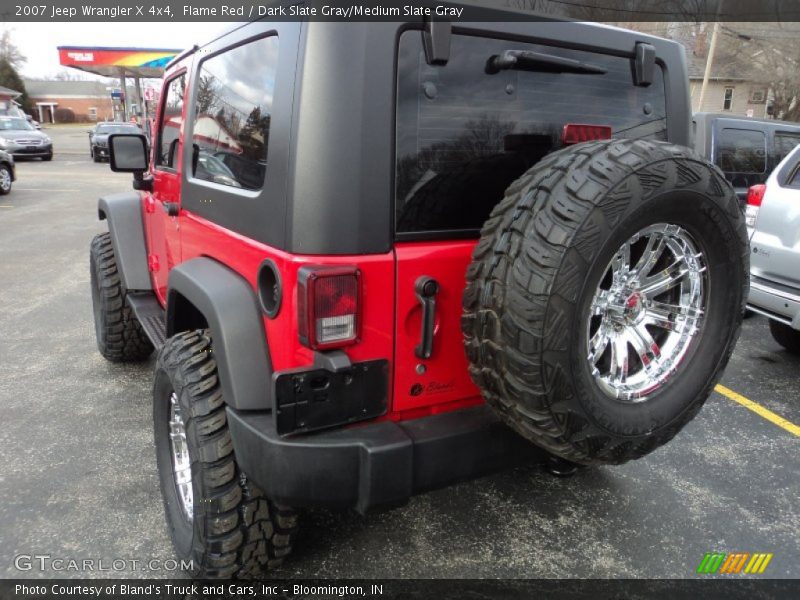 Flame Red / Dark Slate Gray/Medium Slate Gray 2007 Jeep Wrangler X 4x4