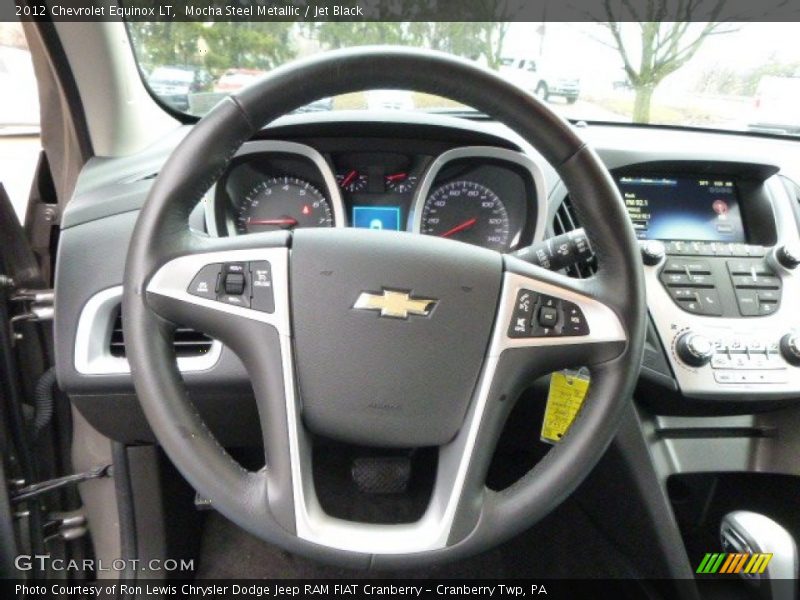Mocha Steel Metallic / Jet Black 2012 Chevrolet Equinox LT