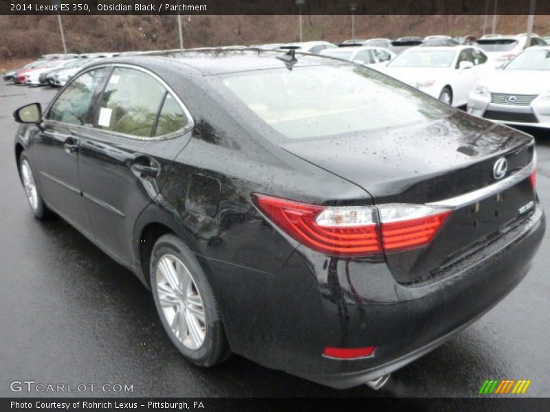 Obsidian Black / Parchment 2014 Lexus ES 350