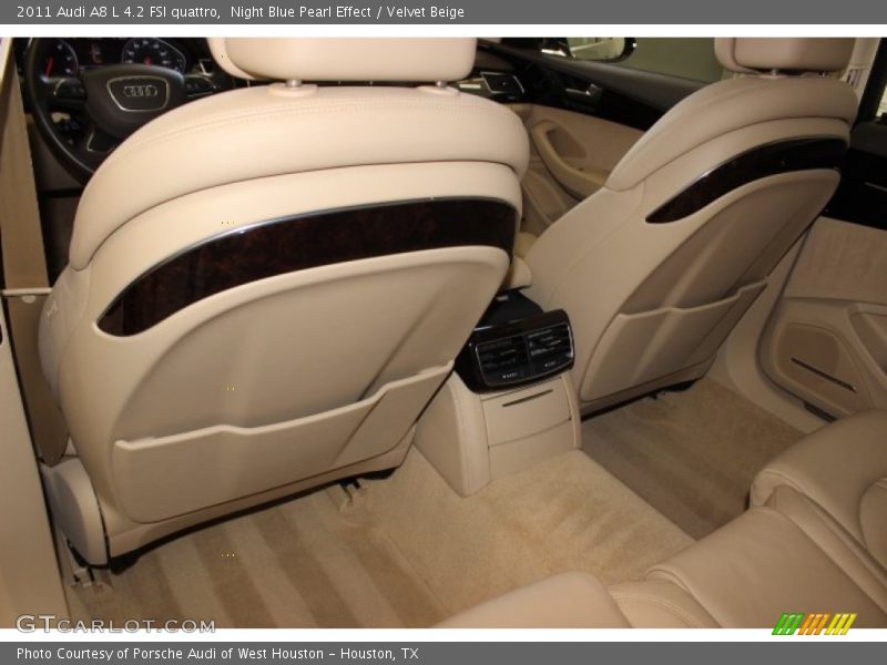 Night Blue Pearl Effect / Velvet Beige 2011 Audi A8 L 4.2 FSI quattro