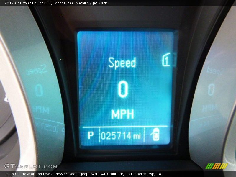 Mocha Steel Metallic / Jet Black 2012 Chevrolet Equinox LT