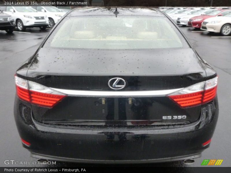 Obsidian Black / Parchment 2014 Lexus ES 350