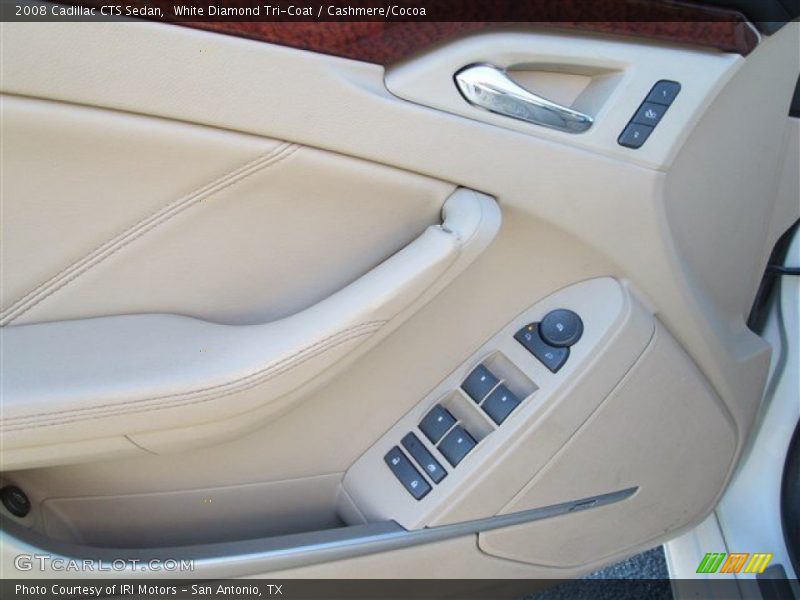 White Diamond Tri-Coat / Cashmere/Cocoa 2008 Cadillac CTS Sedan
