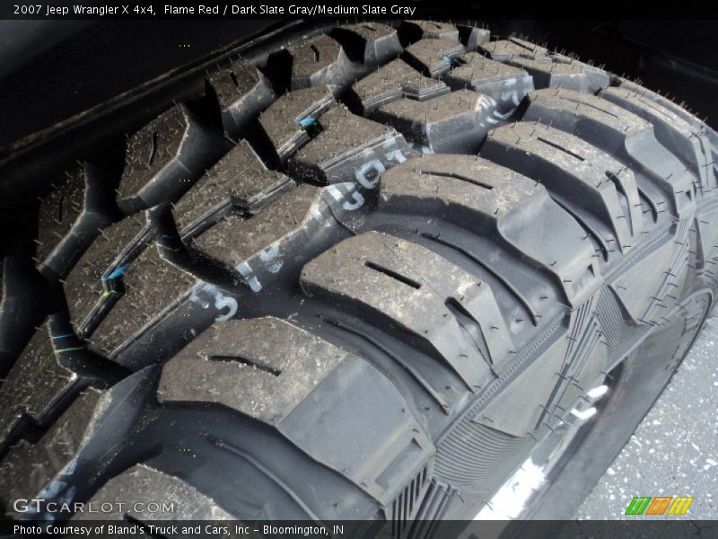 Flame Red / Dark Slate Gray/Medium Slate Gray 2007 Jeep Wrangler X 4x4