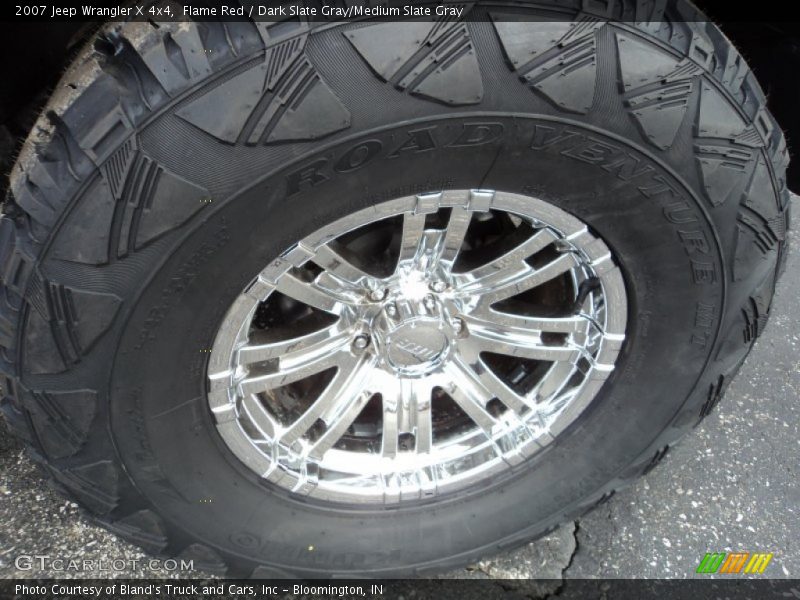 Flame Red / Dark Slate Gray/Medium Slate Gray 2007 Jeep Wrangler X 4x4