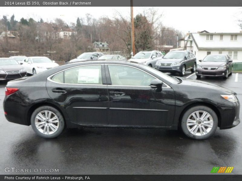Obsidian Black / Parchment 2014 Lexus ES 350