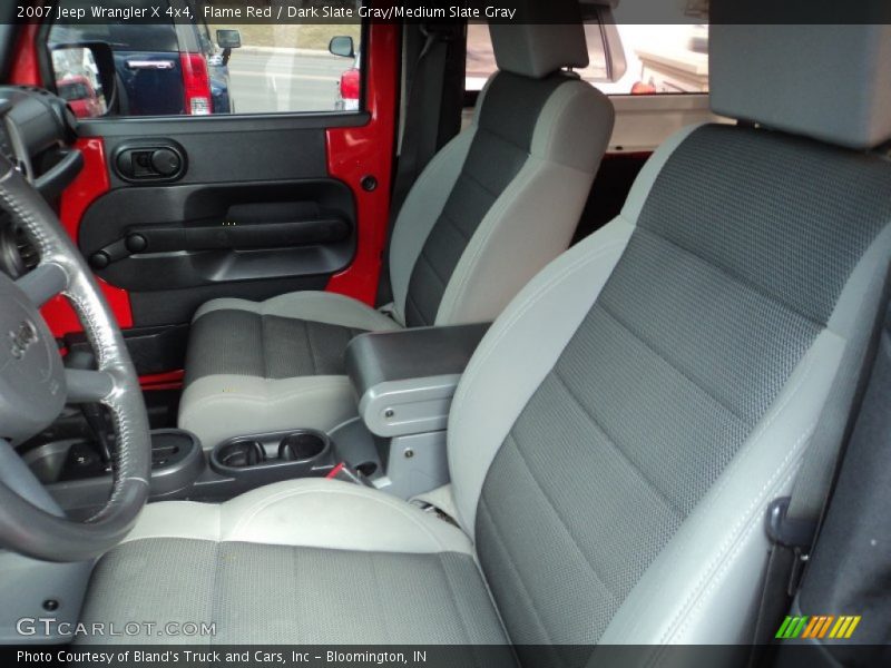 Flame Red / Dark Slate Gray/Medium Slate Gray 2007 Jeep Wrangler X 4x4