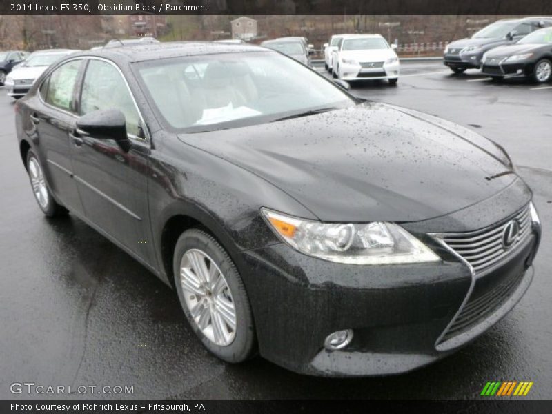 Obsidian Black / Parchment 2014 Lexus ES 350