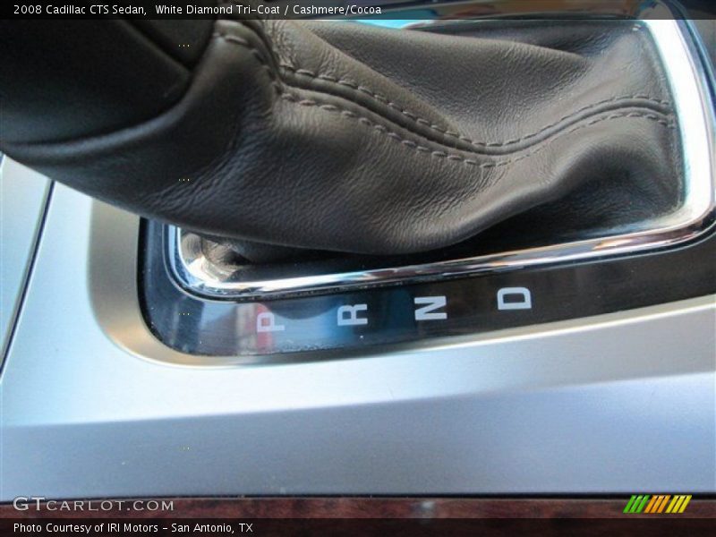 White Diamond Tri-Coat / Cashmere/Cocoa 2008 Cadillac CTS Sedan