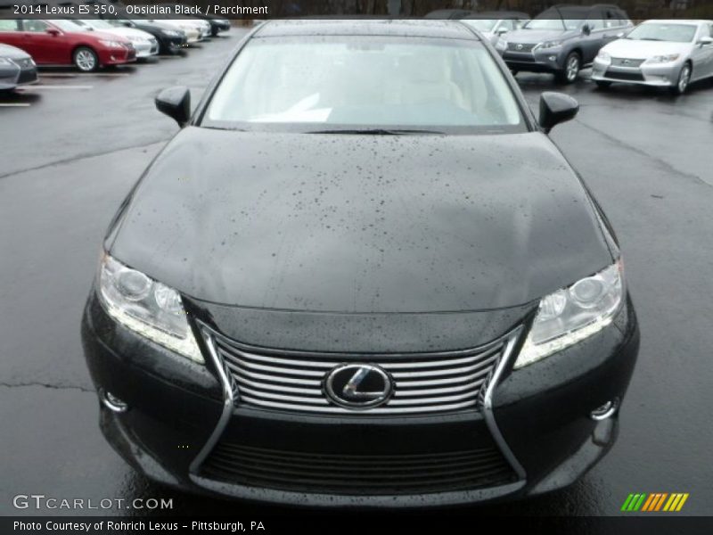 Obsidian Black / Parchment 2014 Lexus ES 350