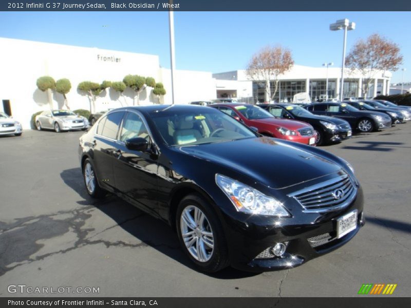 Black Obsidian / Wheat 2012 Infiniti G 37 Journey Sedan