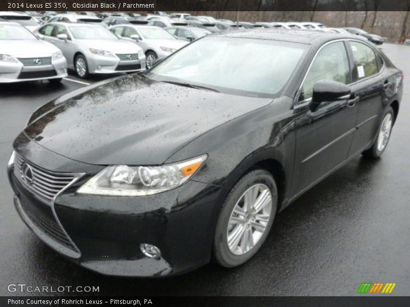 Obsidian Black / Parchment 2014 Lexus ES 350