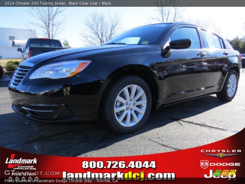 Black Clear Coat / Black 2014 Chrysler 200 Touring Sedan