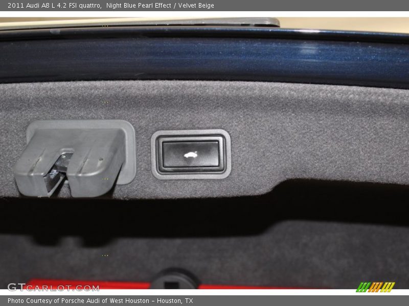 Night Blue Pearl Effect / Velvet Beige 2011 Audi A8 L 4.2 FSI quattro