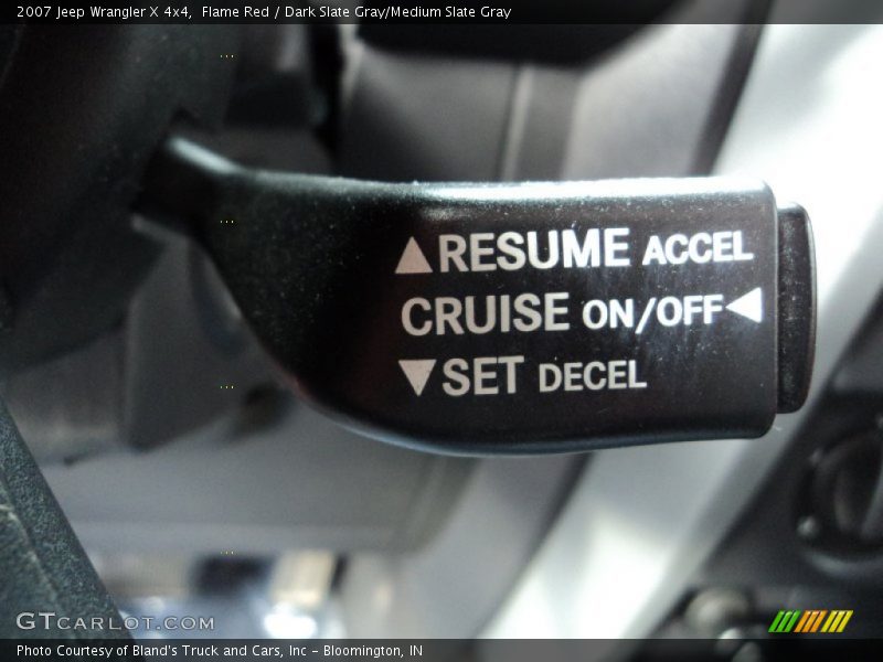 Flame Red / Dark Slate Gray/Medium Slate Gray 2007 Jeep Wrangler X 4x4