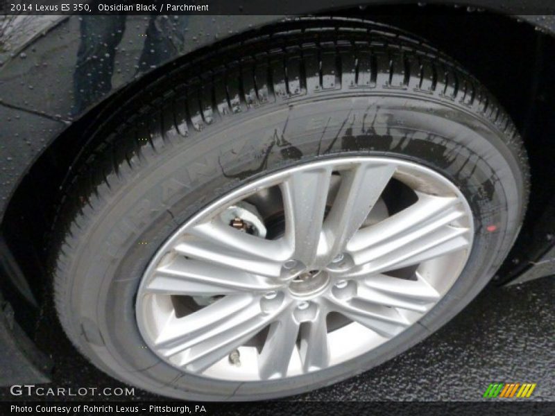 Obsidian Black / Parchment 2014 Lexus ES 350